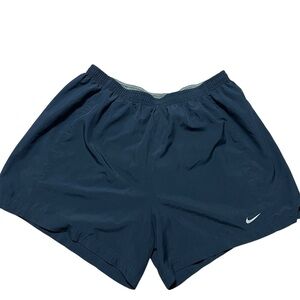 Nike Dri-fit Navy Blue Running Shorts Size Large Lightweight Gym Workout